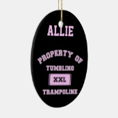 Customizeable stolpernde Trampoline Keramikornament (Rechts)