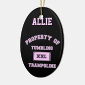 Customizeable stolpernde Trampoline Keramikornament (Links)