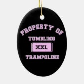 Customizeable stolpernde Trampoline Keramikornament (Hinten)