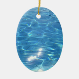 Customizeable Strand-Szene Keramik Ornament
