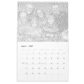 customizeable Vatertagskalender Kalender (Mär 2027)