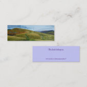 Customizeable Visitenkarte oder Buch-Kennzeichen (Vorne/Hinten)