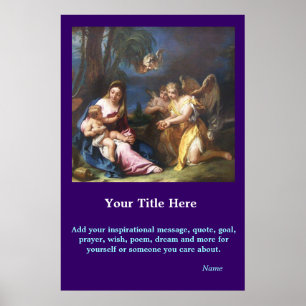 CustomizeABLEs - Mary and Child Poster