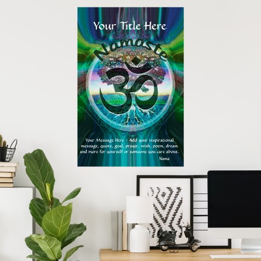 CustomizeABLEs - Namaste Poster (Heimbüro)