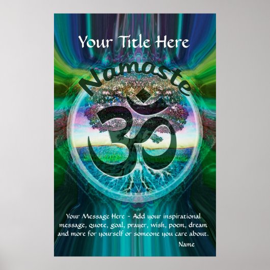 CustomizeABLEs - Namaste Poster (Vorne)