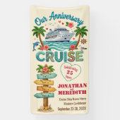 Customized Anniversary Cruise Door Banner (Vertikal)