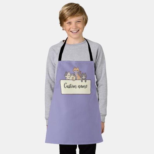 Customized Apron kids, Apron with Name Schürze (Getragen)