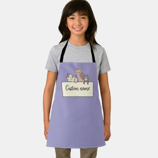 Customized Apron kids, Apron with Name Schürze (Insitu)