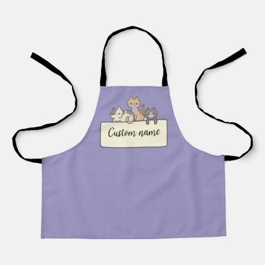 Customized Apron kids, Apron with Name Schürze (Vorderseite)