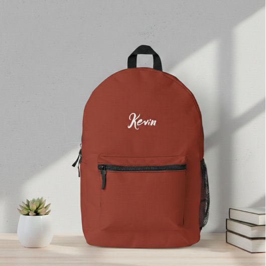 Customized backpack with initials of the name bedruckter rucksack