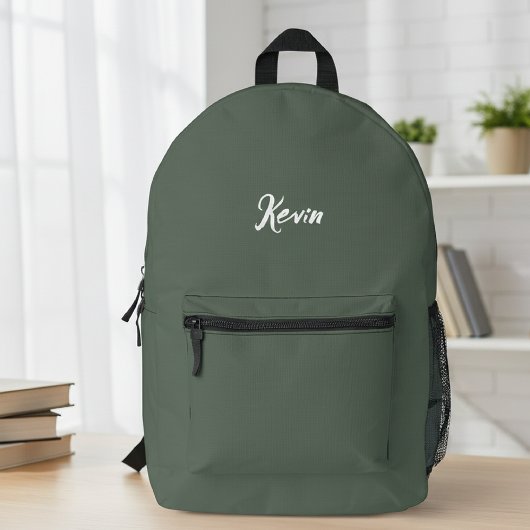 Customized backpack with initials of the name bedruckter rucksack