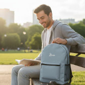 Customized backpack with initials of the name bedruckter rucksack