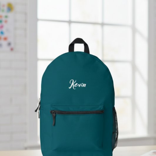 Customized backpack with initials of the name bedruckter rucksack