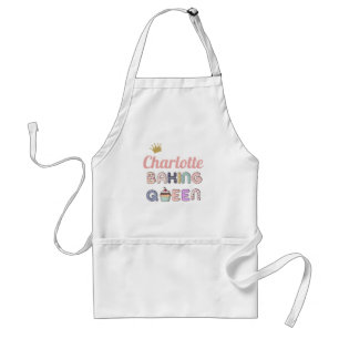 Customized Baking Queen Adult Apron Schürze