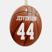 Customized Basketball Keramik Ornament (Rechts)