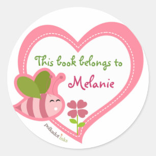 Customized*Bee Aufkleber-Buch Runder Aufkleber