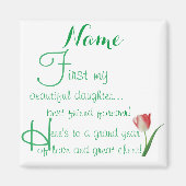 Customized - Best Friends Forever Magnet (Vorne)