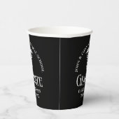 Customized Black Medical School Graduation Party Pappbecher (Rechts)