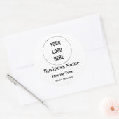 Customized Business Runder Aufkleber (Umschlag)