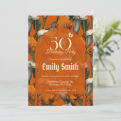 Customized Call Lilies Fantasy Kids’ Birthday Einladung (Stehend Vorderseite)