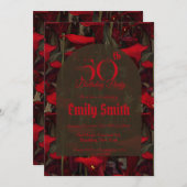 Customized Call Lilies Fantasy Surprise Birthday  Einladung (Vorne/Hinten)