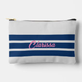 Customized canvas accessory bag - Customized strip Zubehörtasche (Vorderseite)