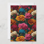 Customized Carnation Petal Daughter’S Birthday Einladung (Rückseite)