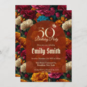 Customized Carnation Petal Daughter’S Birthday Einladung (Vorne/Hinten)