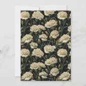 Customized Carnation Petal Party Einladung (Rückseite)