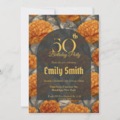 Customized Carnation Themed Spring Birthday Einladung (Vorderseite)