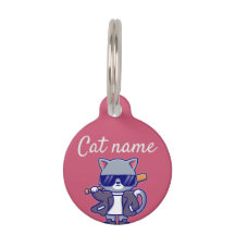 customized cat name and lost details black Cat
