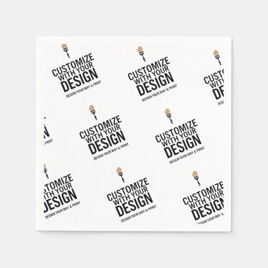 Customized Company Branded Custom Minimalist Serviette (Vorderseite)