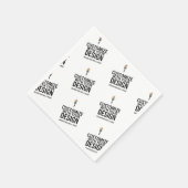 Customized Company Branded Custom Minimalist Serviette (Ecke)