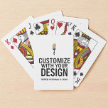 Customized Company Branded Custom Personalized  Spielkarten<br><div class="desc">Deal your brand in with these Customized Company Branded Poker Cards, designed with a blank surface ready for your logo, slogan, or custom message. Perfect for client appreciation, trade show giveaways, corporate retreats, or branded game nights, this personalized deck adds a playful yet professional touch to your marketing. Printed on...</div>