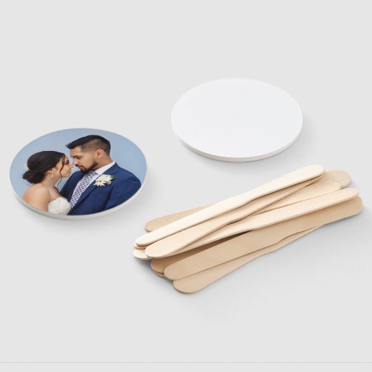 Customized Couple Wedding Photo Fächer (Non-assembled)
