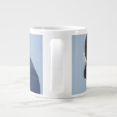 Customized Couple Wedding Photo Jumbo-Tasse (Rückseite)