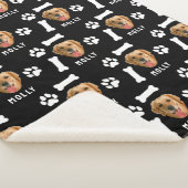 Customized Dog Pet Photo & Name Black Sherpadecke (3/4)