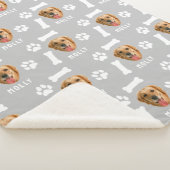 Customized Dog Pet Photo & Name Gray Sherpadecke (3/4)