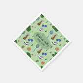 Customized Golf Theme Paper Napkin Serviette (Ecke)