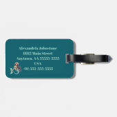 Customized Graduation Cruise Luggage Tag Gepäckanhänger (Rückseite horizontal)