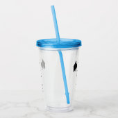 Customized graduation mug with lid acryltrinkbecher (Links)