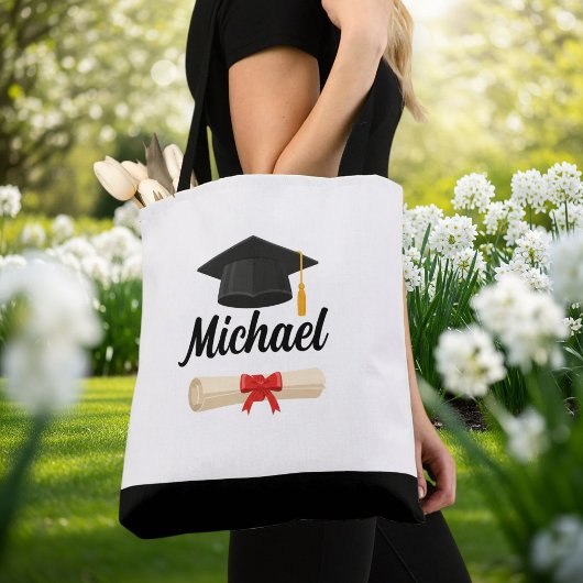 Customized Graduation Tote Bag - Canvas Bag Tasche
