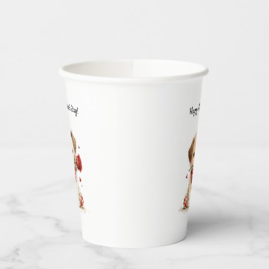 Customized Happy Valentine's Day Mug Pappbecher (Links)
