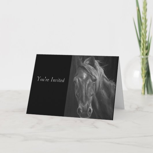 Customized Horse Invitations and Cards Einladung (Vorderseite)