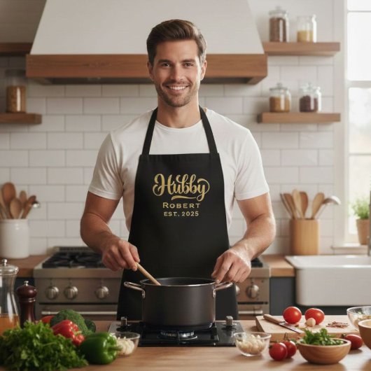 Customized Husband and Wife Aprons, Couple's Gift Schürze