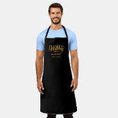 Customized Husband and Wife Aprons, Couple's Gift Schürze (Getragen)