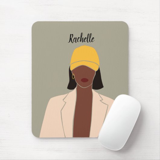 Customized Melanin Queen Mousepad (Mit Mouse)