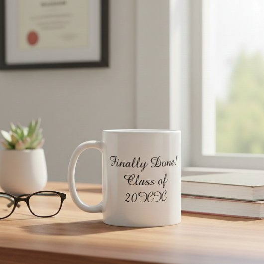 Customized mug with personalized text kaffeetasse