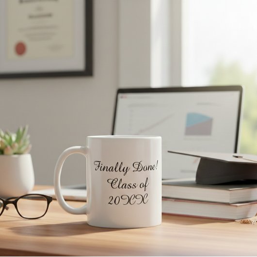 Customized mug with personalized text kaffeetasse