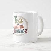 customized mugs text, custom text mug, custom phot Jumbo-Tasse (Vorderseite Rechts)